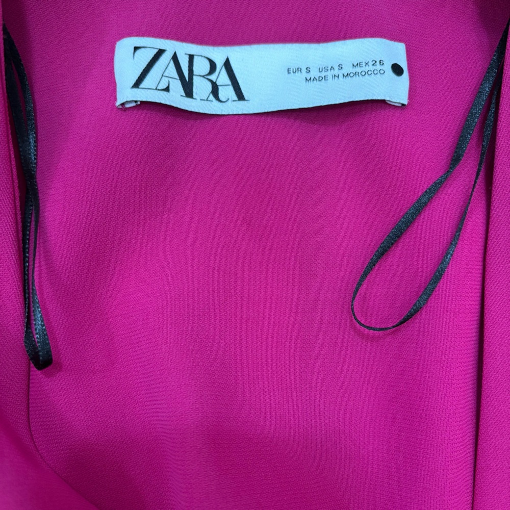 Zara Pink Draped Blazer Dress - Picture 7 of 14